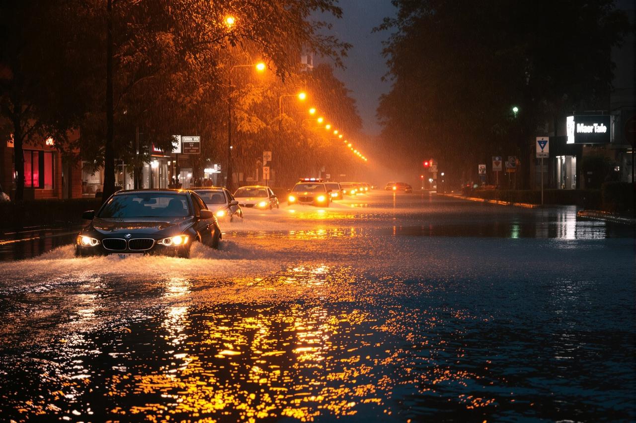 某城市突降特大暴雨，全城开启看海模式 - 黑料吃瓜